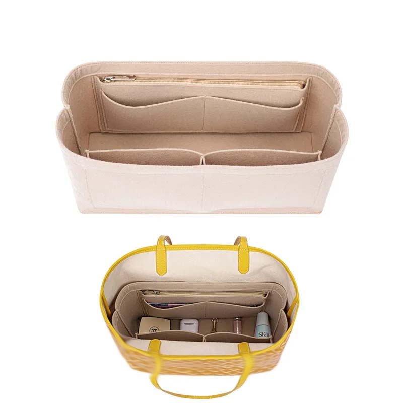 Luxury Bags Goyard - Felt Insert Bag Cosmetic Organizer Insert