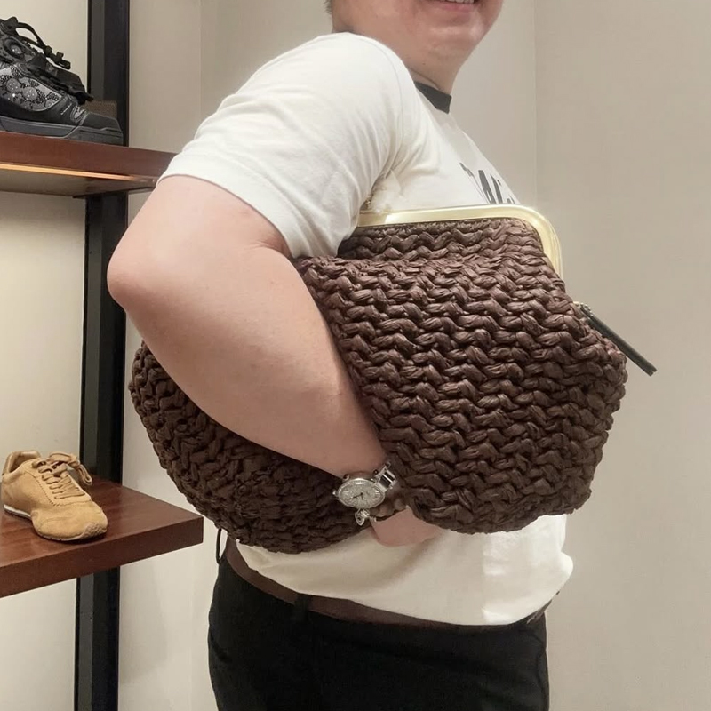 Hand-Woven Kisslock Frame Shou - Luxury Bags Vendor review and price