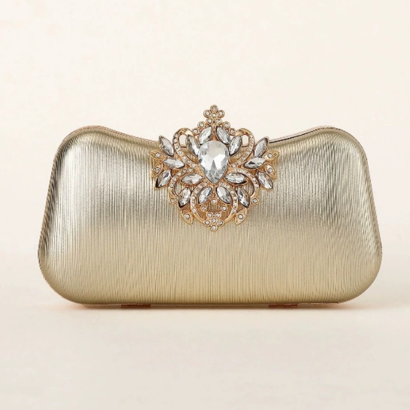 Dark Green Velvet Clutch Bag L - Luxury Bags Green review and price