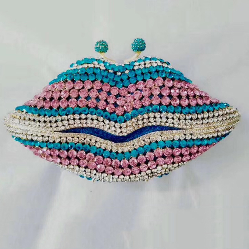 Green Crystal Evening Bag Rhin - Luxury Bags Green review and price