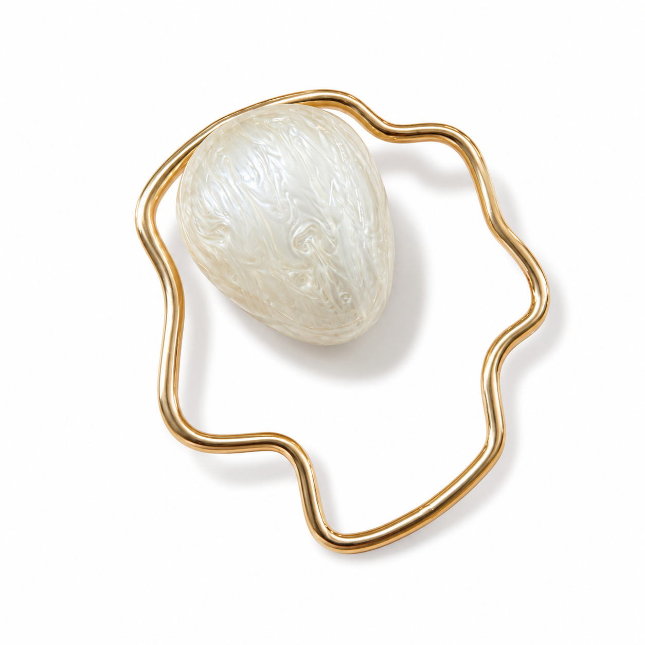 Women mini Acrylic Egg Bag Cut - Luxury Bags Vendor review and price