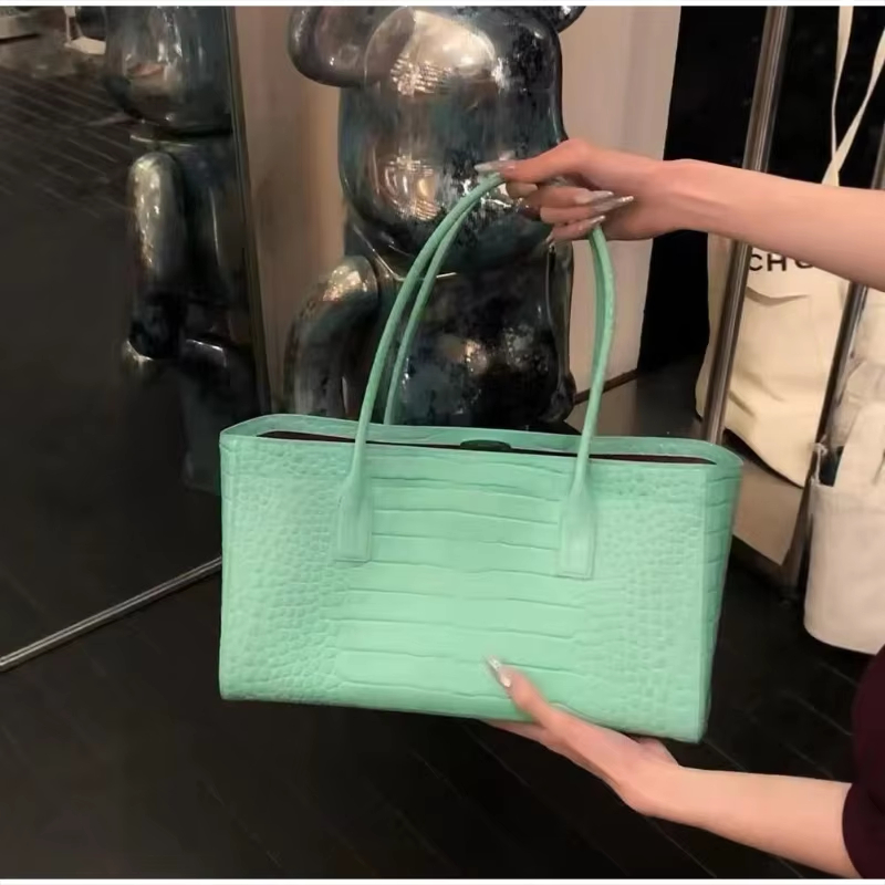 Free Shipping Crocodile-emboss - Luxury Bags Green review and price