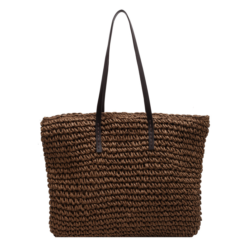 Straw Woven Tote Bags Casual L - Luxury Bags Vendor review and price