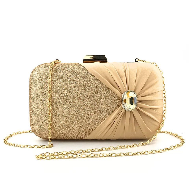 Silver Luxury Crystal Evening  - Luxury Bags Green review and price
