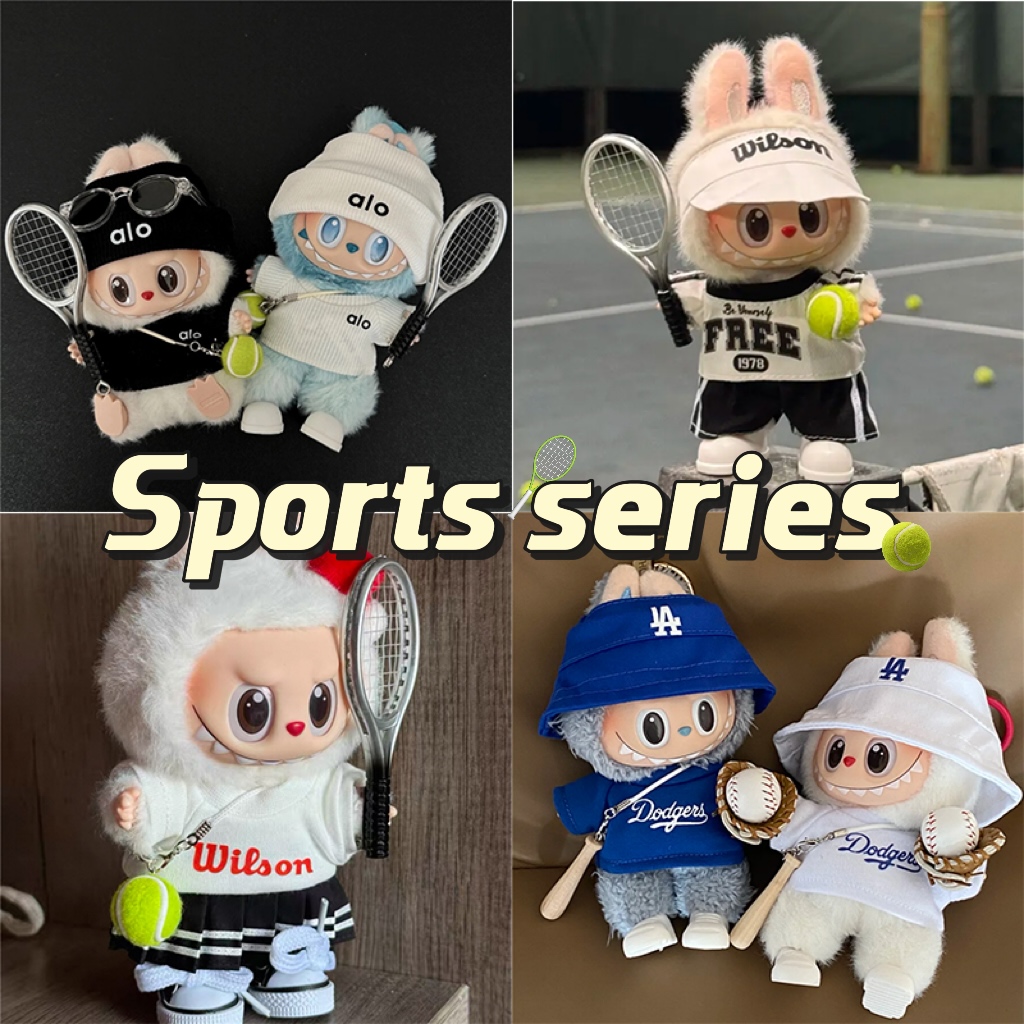15 17cm For Labubu Doll Sports - Luxury Bags And Shoes review and price