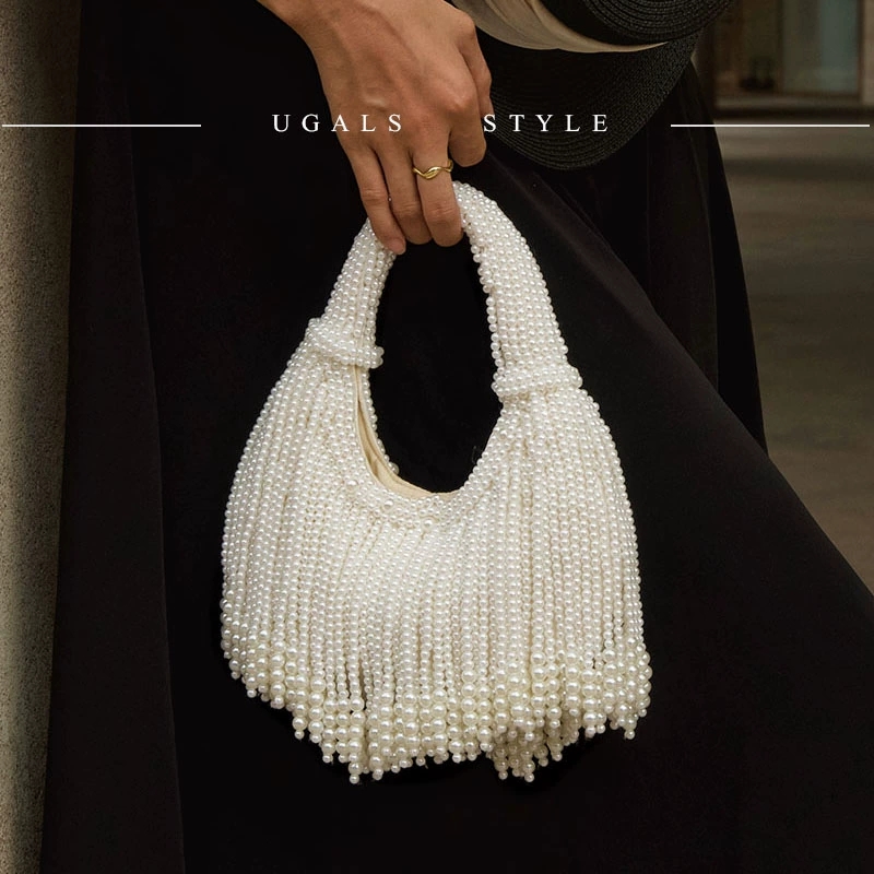 Design Handle Pearl Evening Cl - Luxury Bags Vendor review and price