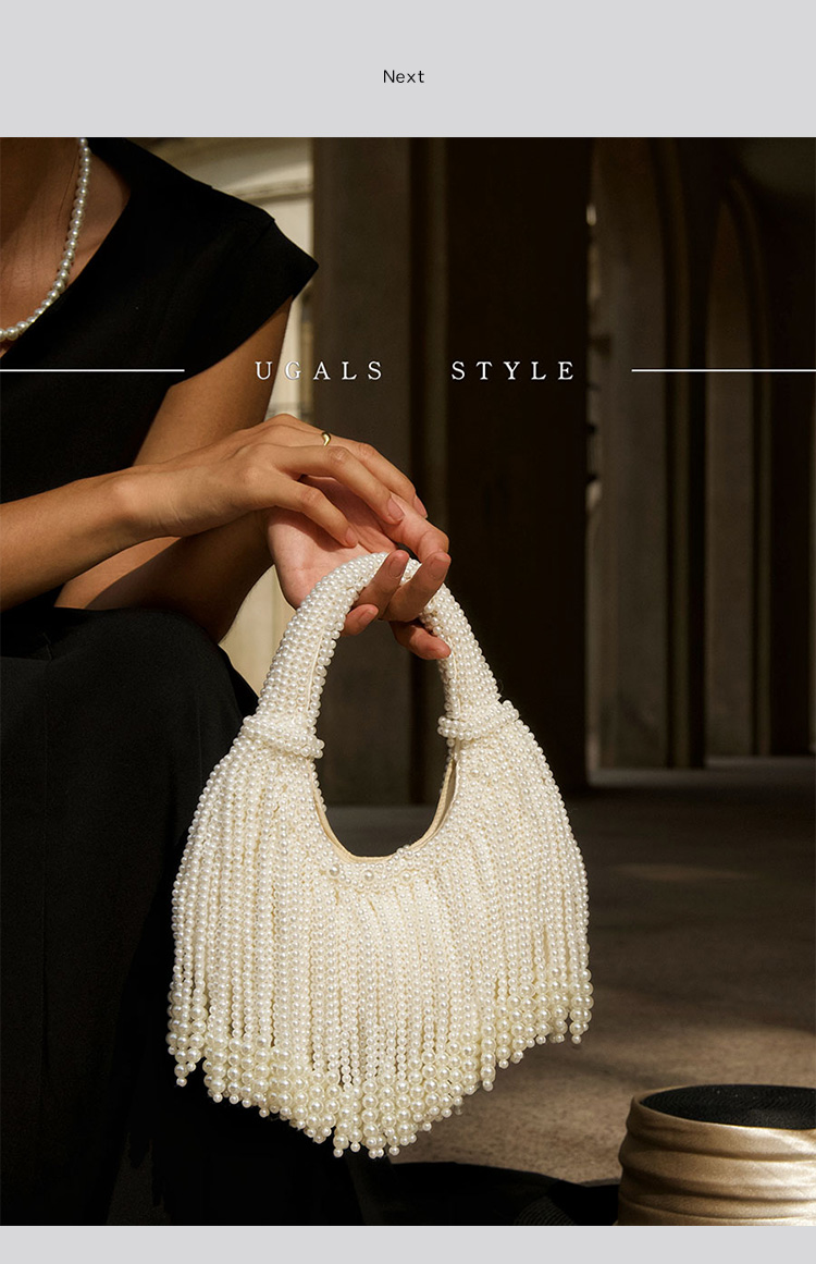 Design Handle Pearl Evening Cl - Luxury Bags Vendor review and price